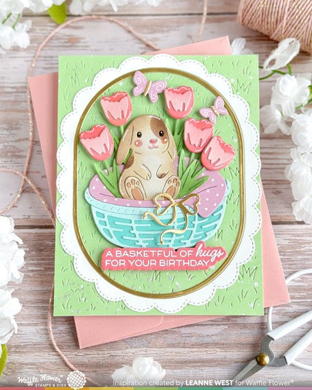 Waffle Flower Designs - Basketful Base die***