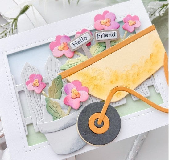 Waffle Flower - Garden Backdrop Die - 422489