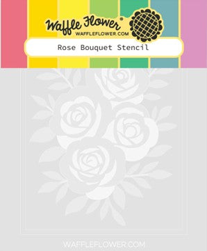 Waffle Flower - Rose Bouquet Stencil *** sold out