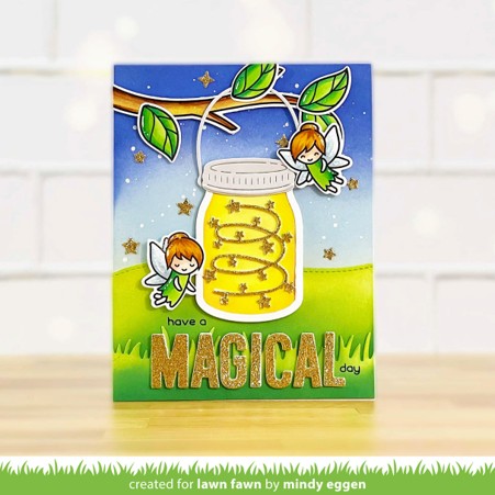 Lawn Fawn LF3433 Build-A-Drink Mason Jar Lantern Add-on