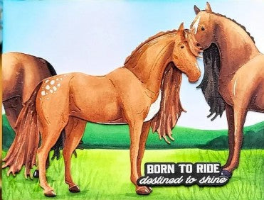 Honey Bee Dies - Lovely Layers Horse