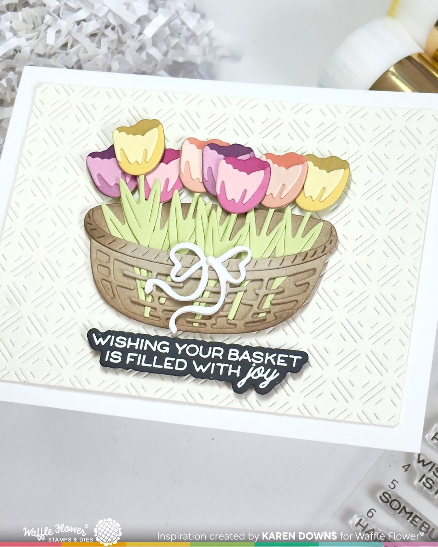 Waffle Flower Designs - Basketful Base die***