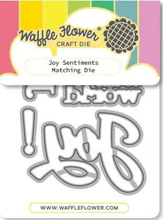 Waffle Flower - Joy Sentiments (Stamp and Die Set)