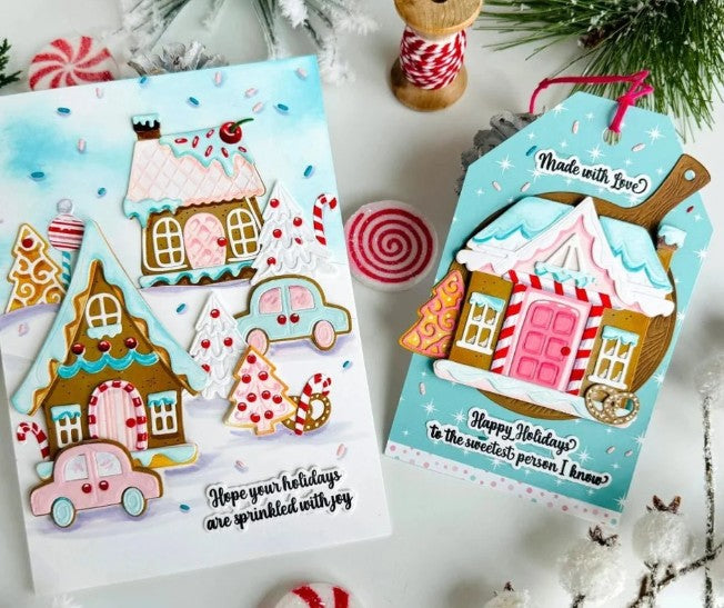 Honey Bee Dies - Lovely Layers Alice's Gingerbread Lane