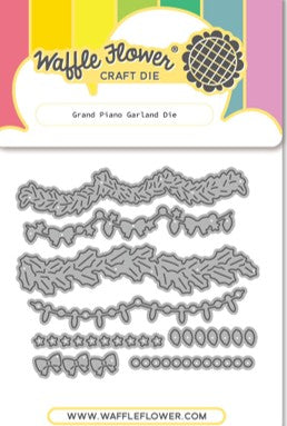 Waffle Flower - Grand Piano Garland Die