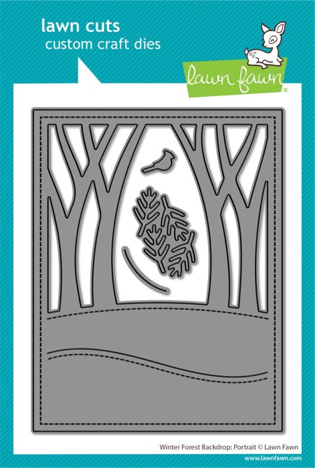 Lawn Fawn LF4276 Winter Forest Backdrop Portrait*