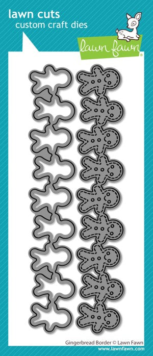 Lawn Fawn LF4272 Gingerbread Border die set*