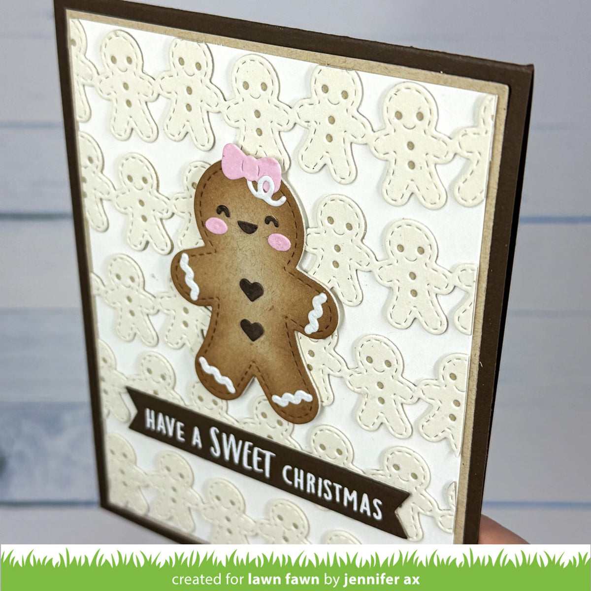 Lawn Fawn LF4272 Gingerbread Border die set*