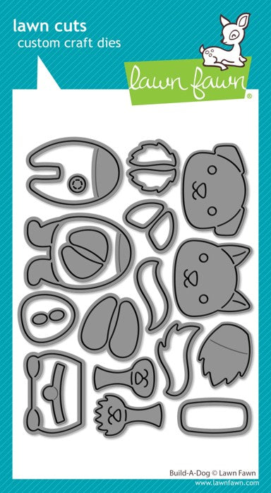 Lawn Fawn LF4269 Build-A-Dog die set*
