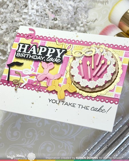 Waffle Flower - Table Add-on Cake die