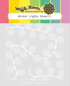 Waffle Flower - Winter Lights Stencil