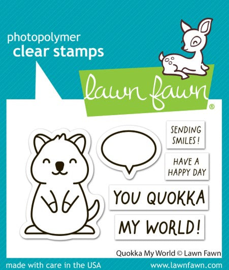 Lawn Fawn LF3936 Quokka My World (stamp and die set)