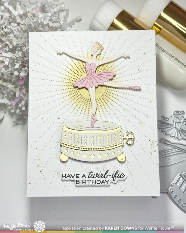 Waffle Flower - Ballerina Music Box Die