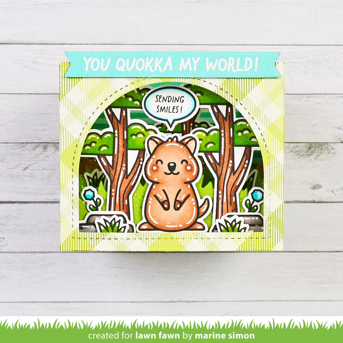 Lawn Fawn LF3936 Quokka My World (stamp and die set)