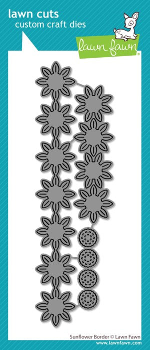 Lawn Fawn LF3528 Sunflower Border die