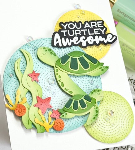 Waffle Flower - Happy Circles Texture Die