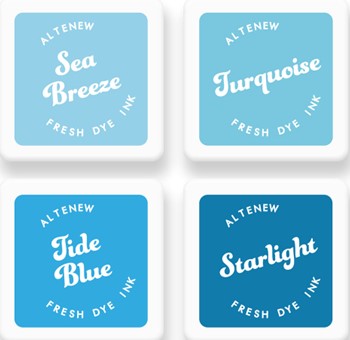 Altenew Fresh Dye Ink Cube Set - Deep Blue Seas