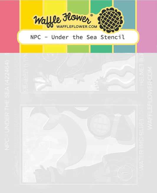 Waffle Flower - Under The Sea Stencil