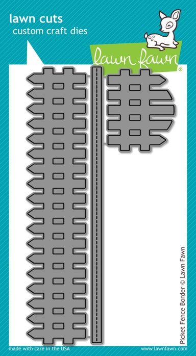 Lawn Fawn LF0853 Picket Fence Border die