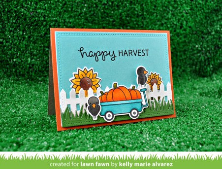 Lawn Fawn LF0853 Picket Fence Border die