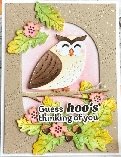 Waffle Flower - Owl Duo Die-n-Stencil 422243(