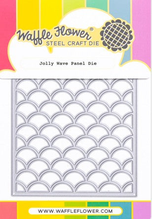 Waffle Flower - Jolly Wave Panel die