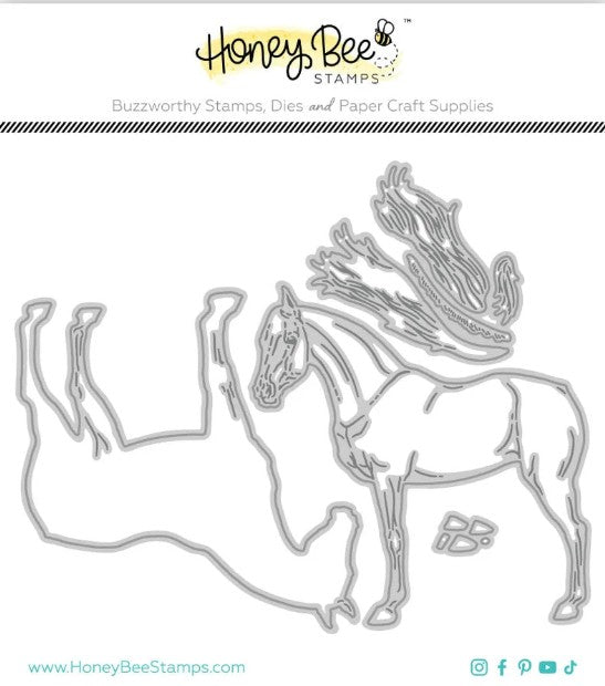 Honey Bee Dies - Lovely Layers Horse