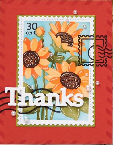 Waffle Flower - NPC Sunflower Stencil -422607