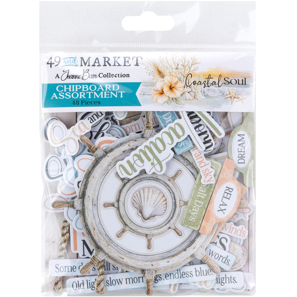 49 & Market - Coastal Soul Chipboard JCS36992