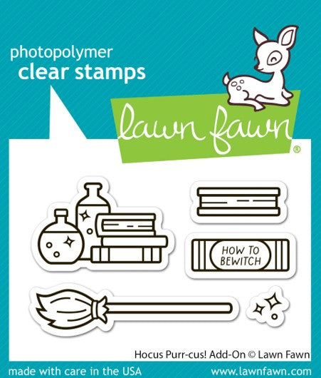Lawn Fawn LF4189 Hocus Purr-cus Add-on (stamp and die set)