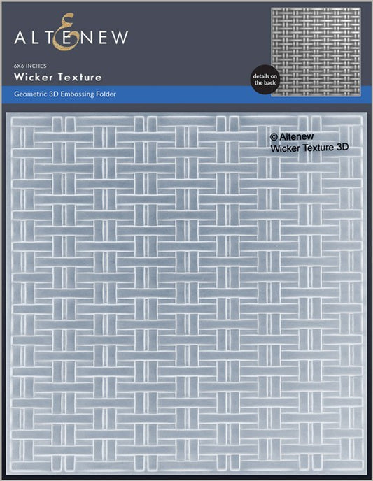 Altenew - Wicker Texture 3D Embossing Folder***