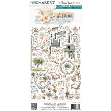 49 & Market - Coastal Soul Laser Cut Elements JCS36954