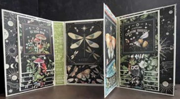 Graphic 45 Life is Abundant Interactive Folio Album Project - Black Album - sold out