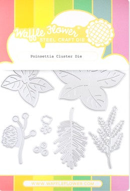 Waffle Flower - Poinsettia Cluster Die