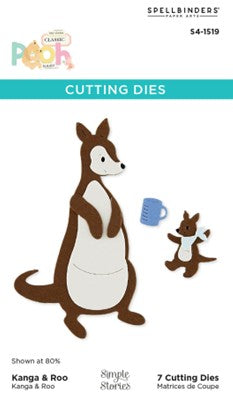 Spellbinders - Kanga & Roo Characters Etched Dies with Simple Stories S4-1519