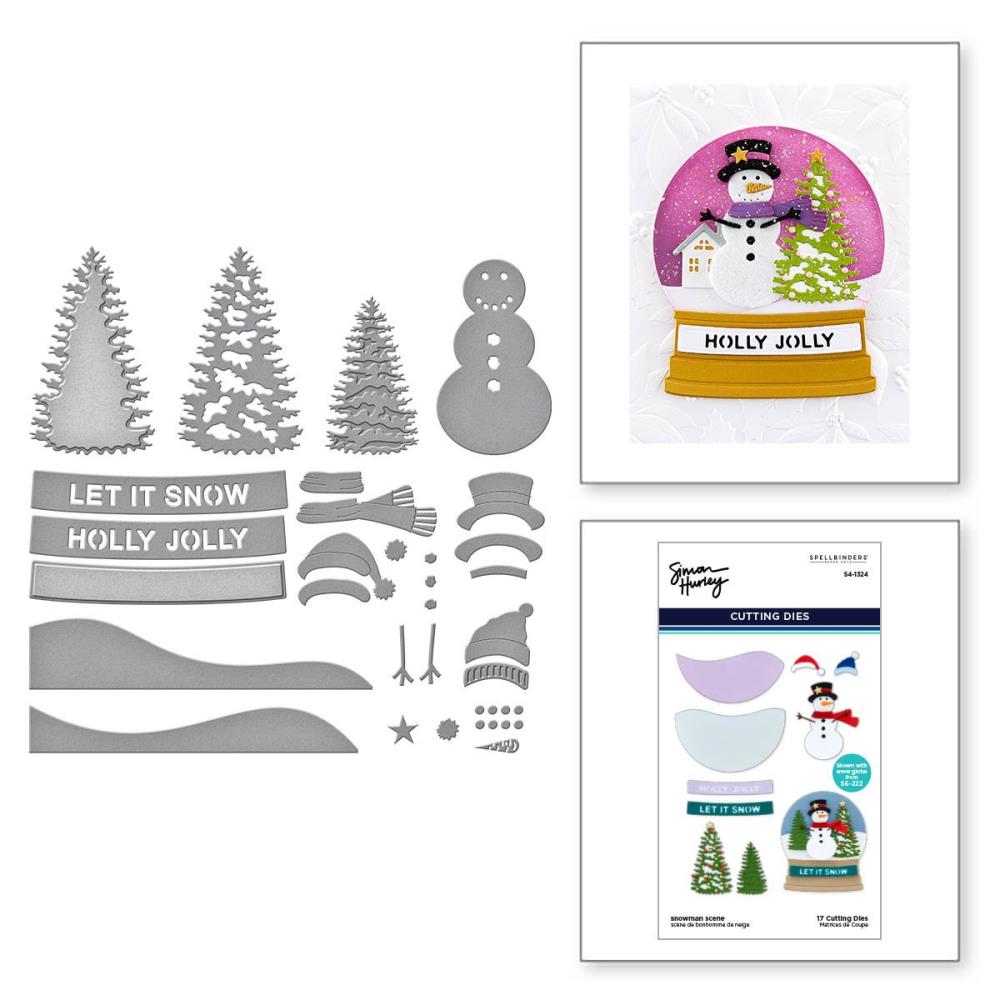 Spellbinders - S41324 Snowman Scene*