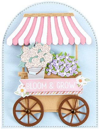Spellbinders and Simple Stories - S6-253 Flower Cart