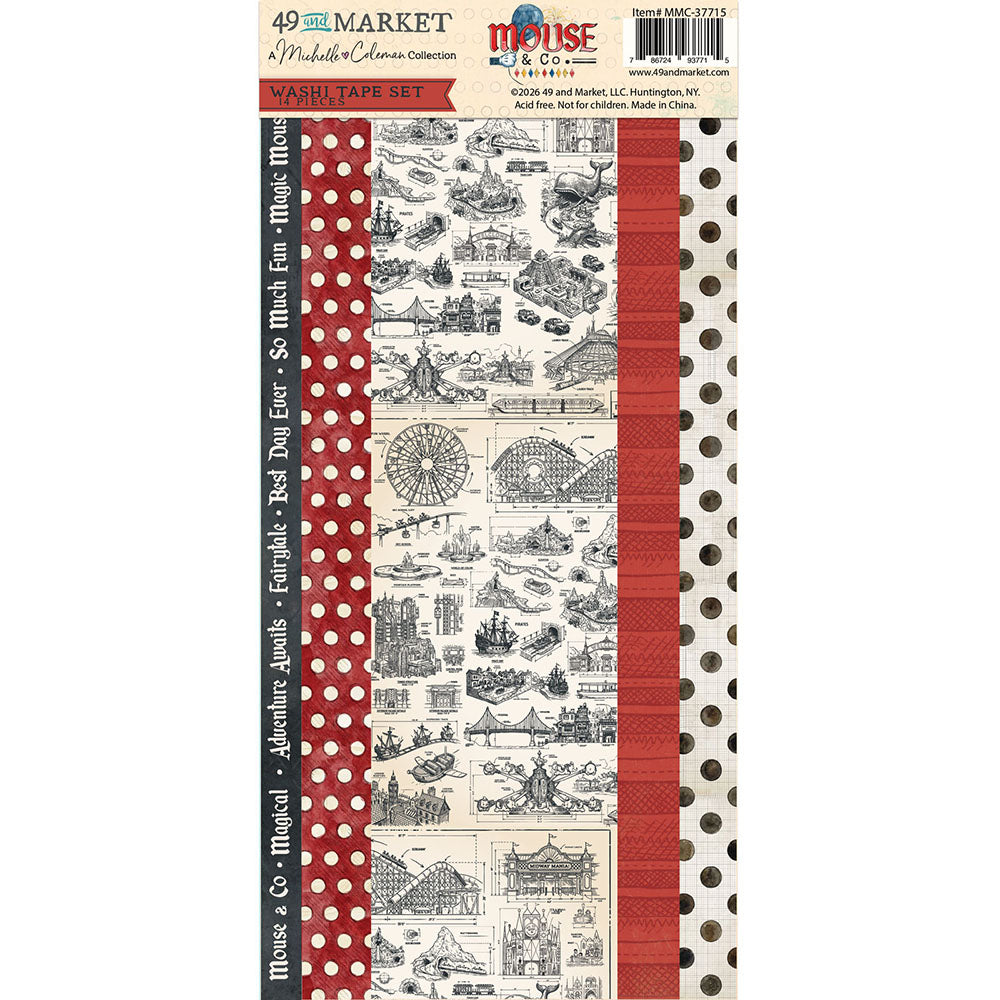 49 & Market - Mouse & Co Washi Sheets (MMC-37715)…