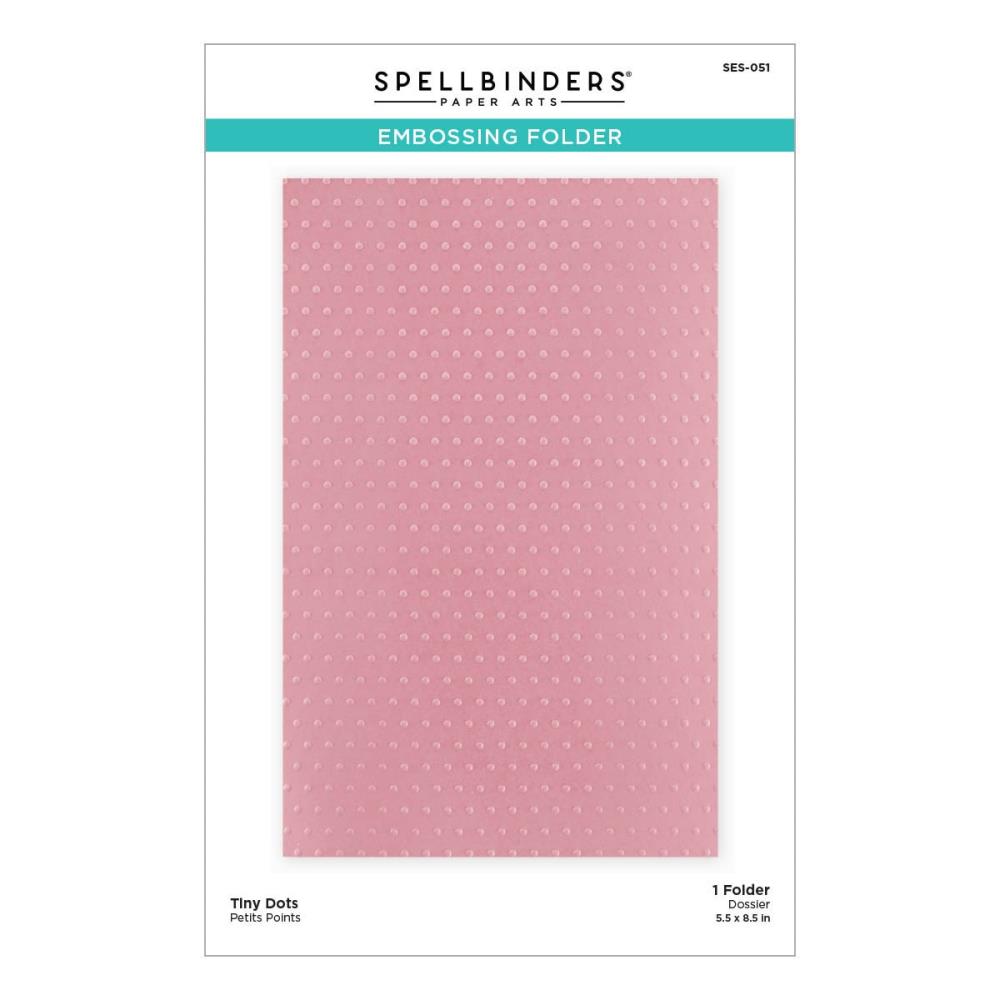 Spellbinders - SES051 Tiny Dots Embossing Folders