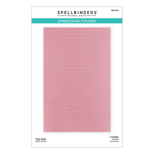 Spellbinders - SES-051 Tiny Dots Embossing Folders........