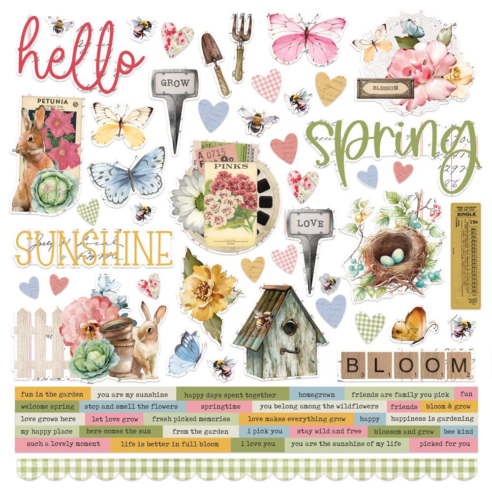 Simple Stories - Simple Vintage Spring Garden Cardstock Stickers (SGD21702)