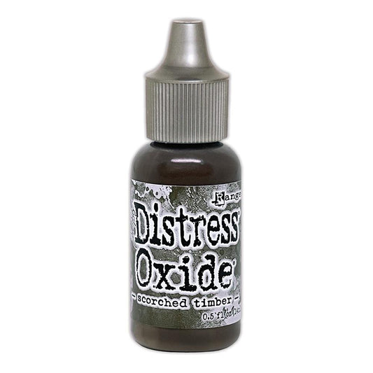 Tim Holtz Distress Scorched Timber - Distress Oxide Ink Pad Reinker