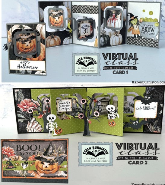 Karen Burniston - October 2025 Virtual Class - Dies and Paper Kit