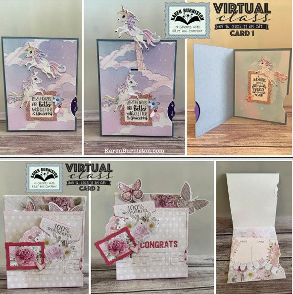 Karen Burniston - August 2025 Virtual Class - Dies and Paper Kit