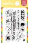 Waffle Flower - Postage Collage Seed Details Stamp Set - 422477