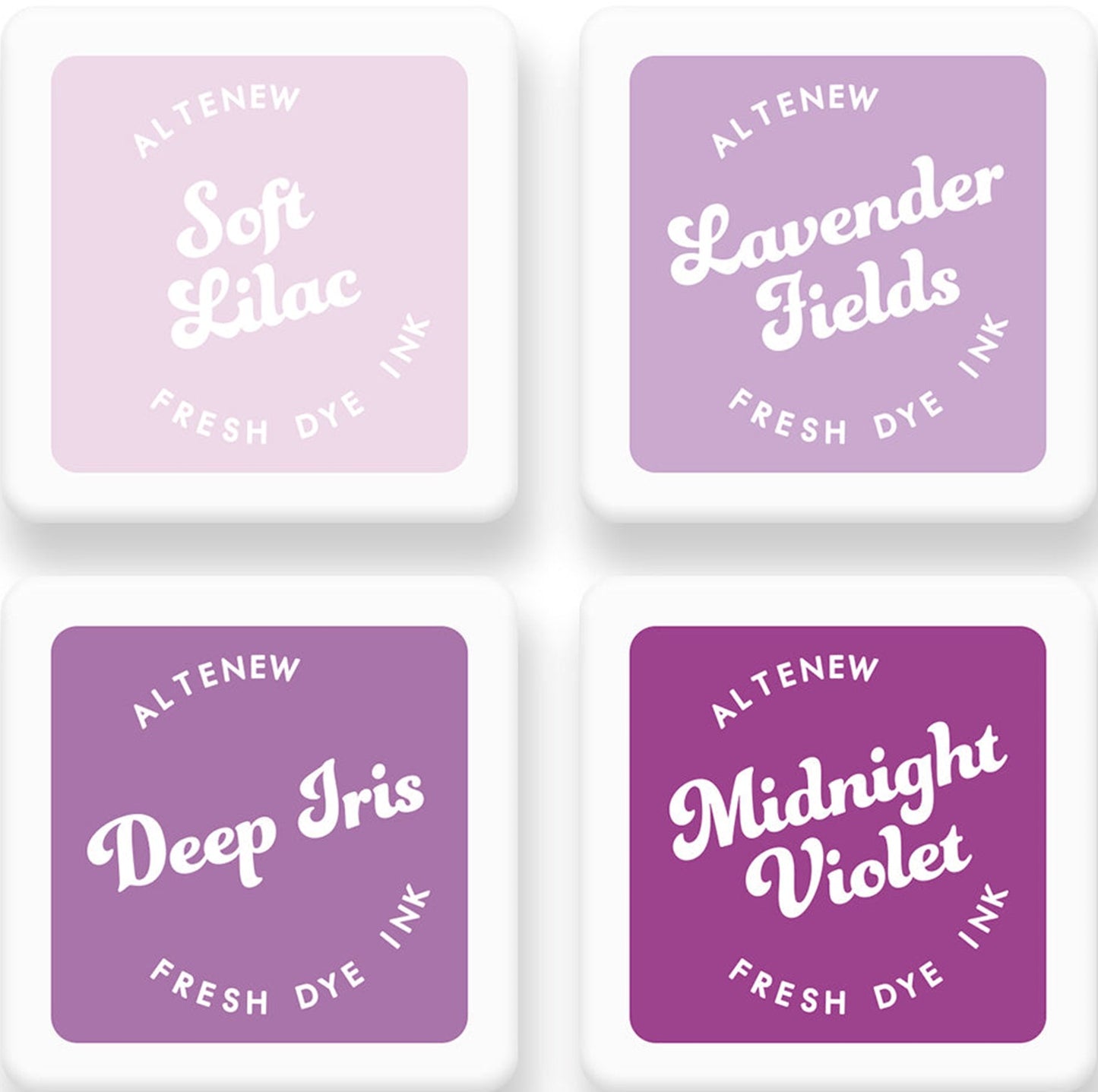 Altenew - Shades of Purple Fresh Dye Ink Mini Cube Set