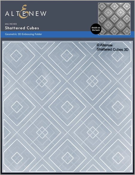 Altenew - Shattered Cubes Embossing Folder