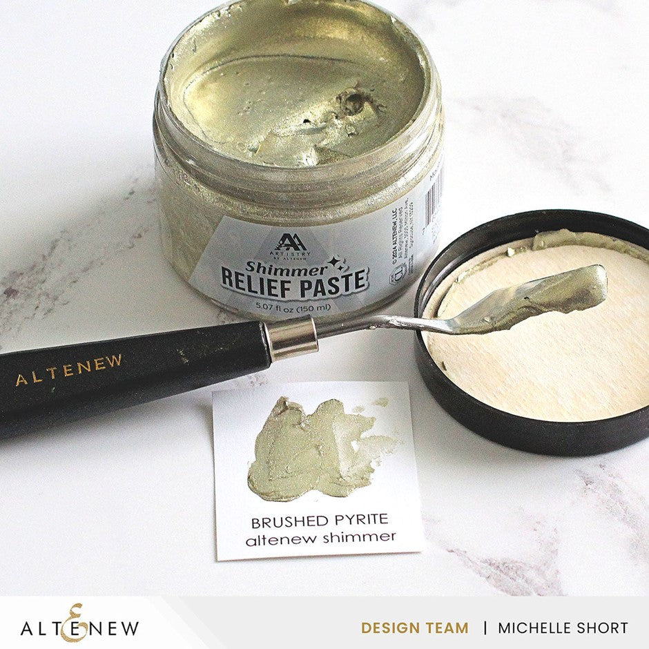 Altenew - Shimmer Relief Paste - Brushed Pyrite…..out of stock