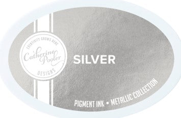 Catherine Pooler Ink - Silver Metallic Pigment ink pad