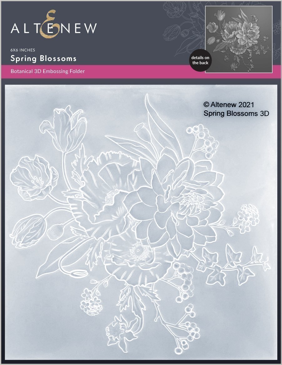 Altenew - Spring Blossoms Embossing Folder - sold out